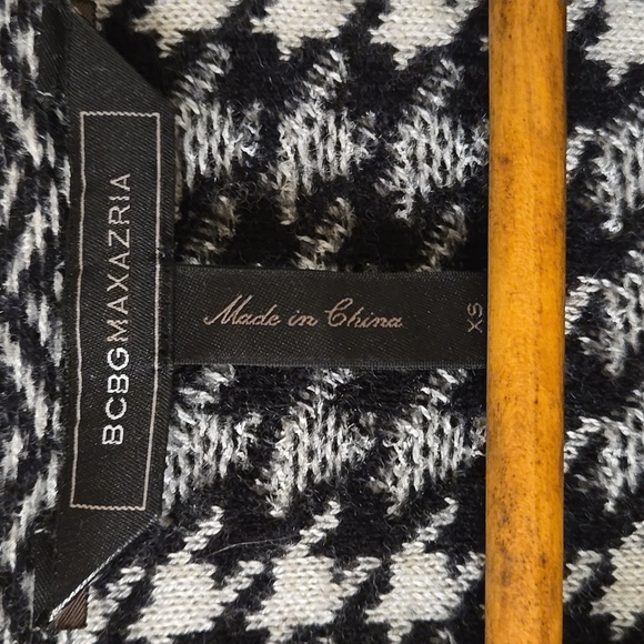 BCBG Houndstooth Sweater Dress - Picture 2 of 9